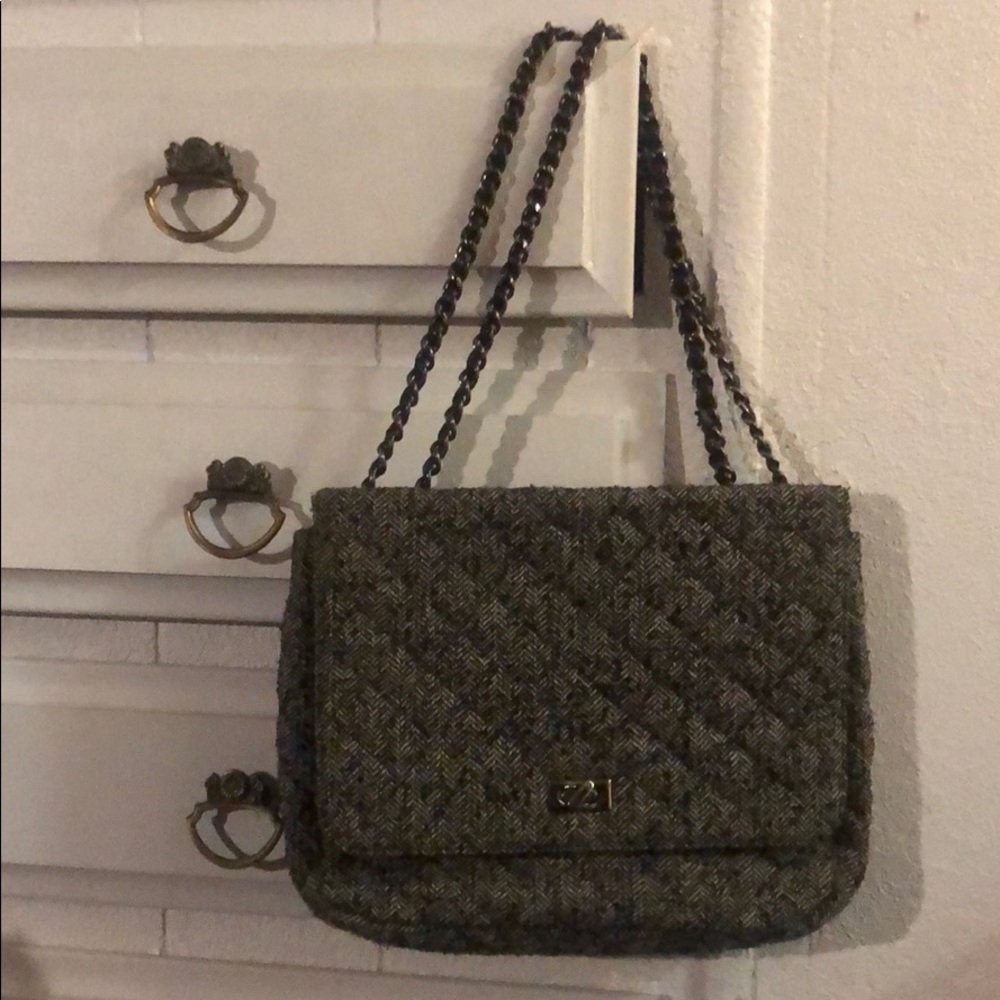 ⭐️ Quilted Tweed Chain Link Bag ⭐️